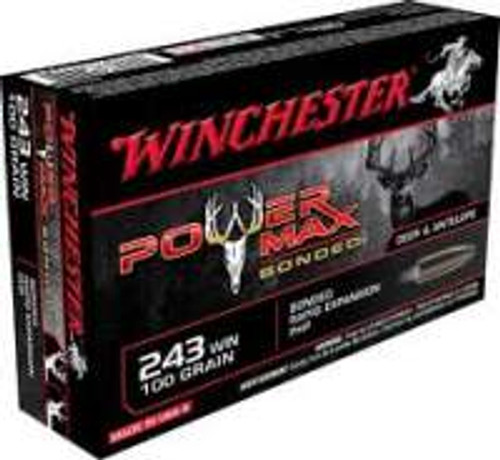 Winchester 243 WIN Power Max Bonded X2432BP 100gr PHP 20 rounds