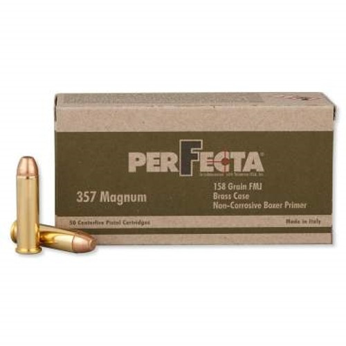Perfecta 357 Magnum Ammo 158 Grain Full Metal Jacket PF357000 50 rounds