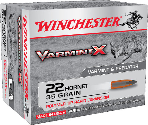 Winchester 22 Hornet Varmint X X22P 35 gr Polymer Tip 20 rounds