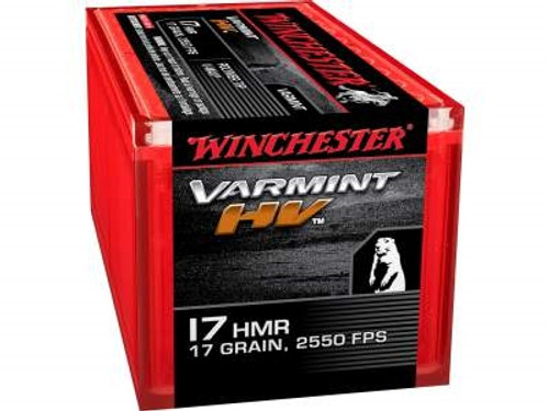 Winchester 17 HMR Supreme S17HMR1 17 gr V-Max CASE 1000 rounds