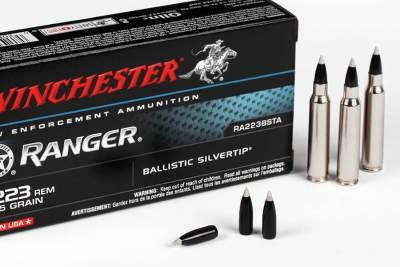 Winchester 223 Rem Ranger RA223BSTA 55 gr Ballistic Silvertip 20