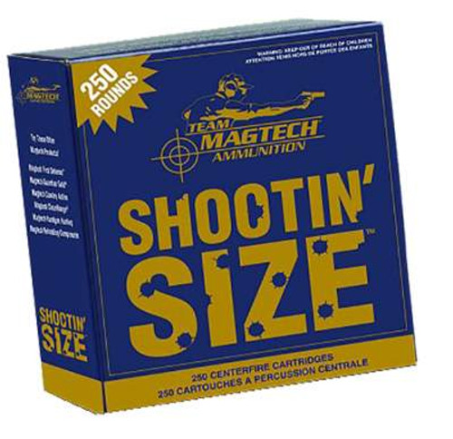 Magtech 38 Special Ammunition Shootin' Size MP38A 158 Grain Lead Round Nose 250 Rounds