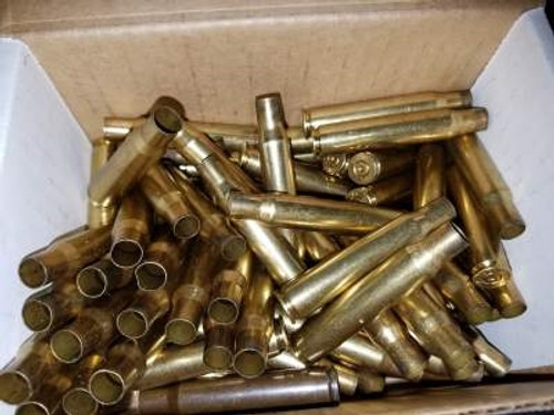 30-06 Springfield Once Fired Brass Casings Raw Not Washed 50 pieces