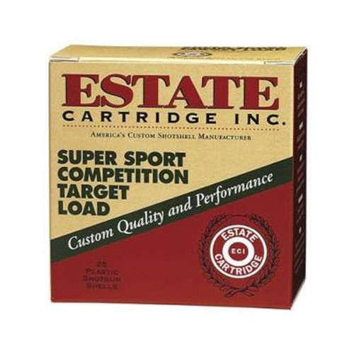 Estate 12 Gauge Ammunition SS12XH8 Super Sport Competition Load 2-3/4" 1-1/8oz #8 shot 1250fps Case of 250 Rounds