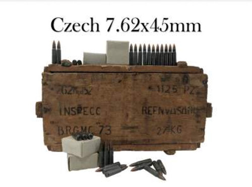 Czech 7.62x45mm Surplus Ammunition AM2958 131 Grain Full Metal Jacket 15 Rounds