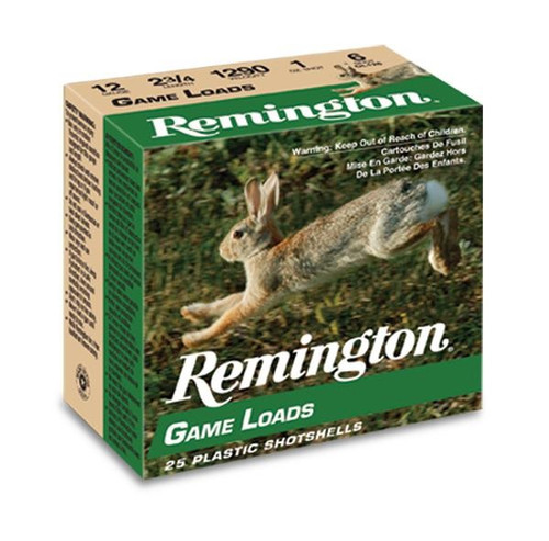 Remington 410 Bore Ammunition GL4106 Game Loads 2-1/2" #6 Shot 1/2oz 1200fps Case of 200 Rounds