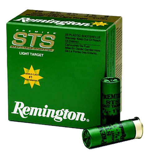 Remington 12 Gauge Ammunition Shot-To-Shot STS1218 2-3/4” 8Shot 1oz 1185fps Case of 250 Rounds