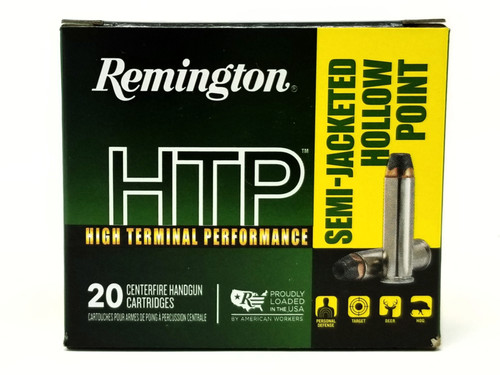 Remington 38 Special +P Ammunition HTP RTP38S10A 110 Grain Semi-Jacketed Hollow Point 20 Rounds Remington 38 Special +P Ammunition HTP RTP38S10A 110 Grain Semi-Jacketed Hollow Point 20 Rounds