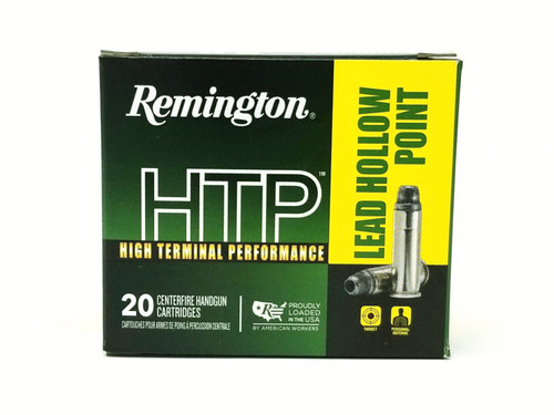 Remington 38 Special +P Ammunition HTP RTP38S12A 158 Grain Lead Hollow Point 20 Rounds