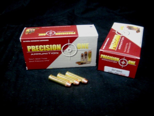 Precision One 357 Mag Ammunition PONE65 125 Grain Full Metal Jacket 50 Rounds