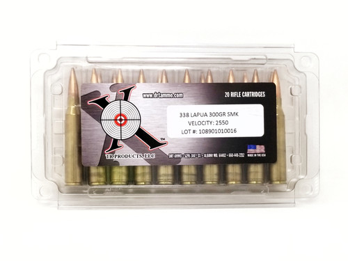 Ten Ring 338 Lapua Ammunition 300 Grain SMK 20 Rounds