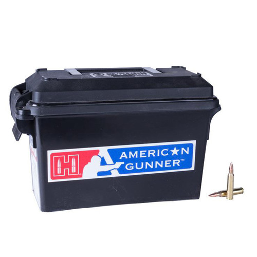 Hornady 308 Win Ammunition American Gunner 80969 155 Grain Hollow Point Boat Tail Can of 200 Rounds