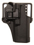 Blackhawk Serpa CQC 410501BKR Matte Finish Right Handed Concealment Holster for Glock 26/27/33