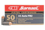 Barnaul 45 Auto Ammunition BARN45FMJ230 230 Grain Full Metal Jacket Steel CASE 500 Rounds