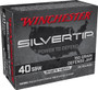 Winchester 40 S&W Ammunition W40SWST 155 grain ST Hollow Point SX 20 Rounds