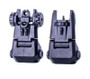 American Tactical AR15 Low Profile Flip Up Sights Front & Rear Combo ATISIGHTSETP Black