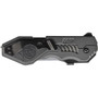 Smith & Wesson M&P MAGIC Assisted Opening Folding Knife SWMP4LS 3.6" Serrated Drop Point Blade Black