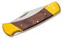 Schrade Uncle Henry Bear Paw Lockback Folding Knife UHLB7 3.7" Clip Point Blade Wood/Brass