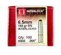 Hornady 6.5mm (.264 Dia) Reloading Bullets H2640 160 Grain Interlock Soft Point RN 100 Pieces