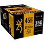 Browning 45 Auto Ammunition Training & Practice B191800455 230 Grain Full Metal Jacket 150 Rounds