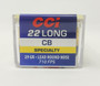 CCI 22 Long CB CCI0038 29 Grain LRN Sub-Sonic 5,000 rounds