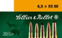 Sellier & Bellot 6.5x55 Swedish Ammunition SB6555C 140 Grain Full Metal Jacket 20 Rounds