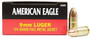 Federal 9mm Ammunition American Eagle AE9AP 124 Grain Full Metal Jacket Case of 1000 Rounds