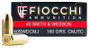 Fiocchi Shooting Dynamics 40 S&W Ammo 180 Grain Full Metal Jacket Truncated Cone 40SWDCMJCASE 1000 Rounds