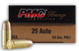 PMC 25 Auto Ammunition PMC25A 50 Grain Full Metal Jacket CASE 1000 rounds