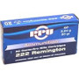 Prvi PPU 222 Rem Ammunition PP21 50 Grain Soft Point 20 Rounds