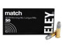 Eley 22LR Match ELEY1100 40 gr Lead Round Nose 50 rounds