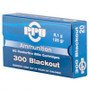 Prvi PPU 300 AAC Blackout Ammunition PP300 125 Grain Full Metal Jacket 20 Rounds