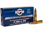Prvi PPU 7.62x39mm Russian Ammunition PP734 123 Grain Jacketed Soft Point Case of 1000 Rounds