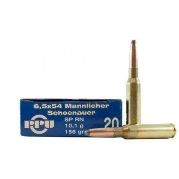 Prvi 6 5 X 54 Mannlicher Schoenauer Ammunition PP6MS 156 Grain Soft prvi-6-5-x-54-mannlicher-schoenauer-ammunition-pp6ms-156-grain-soft