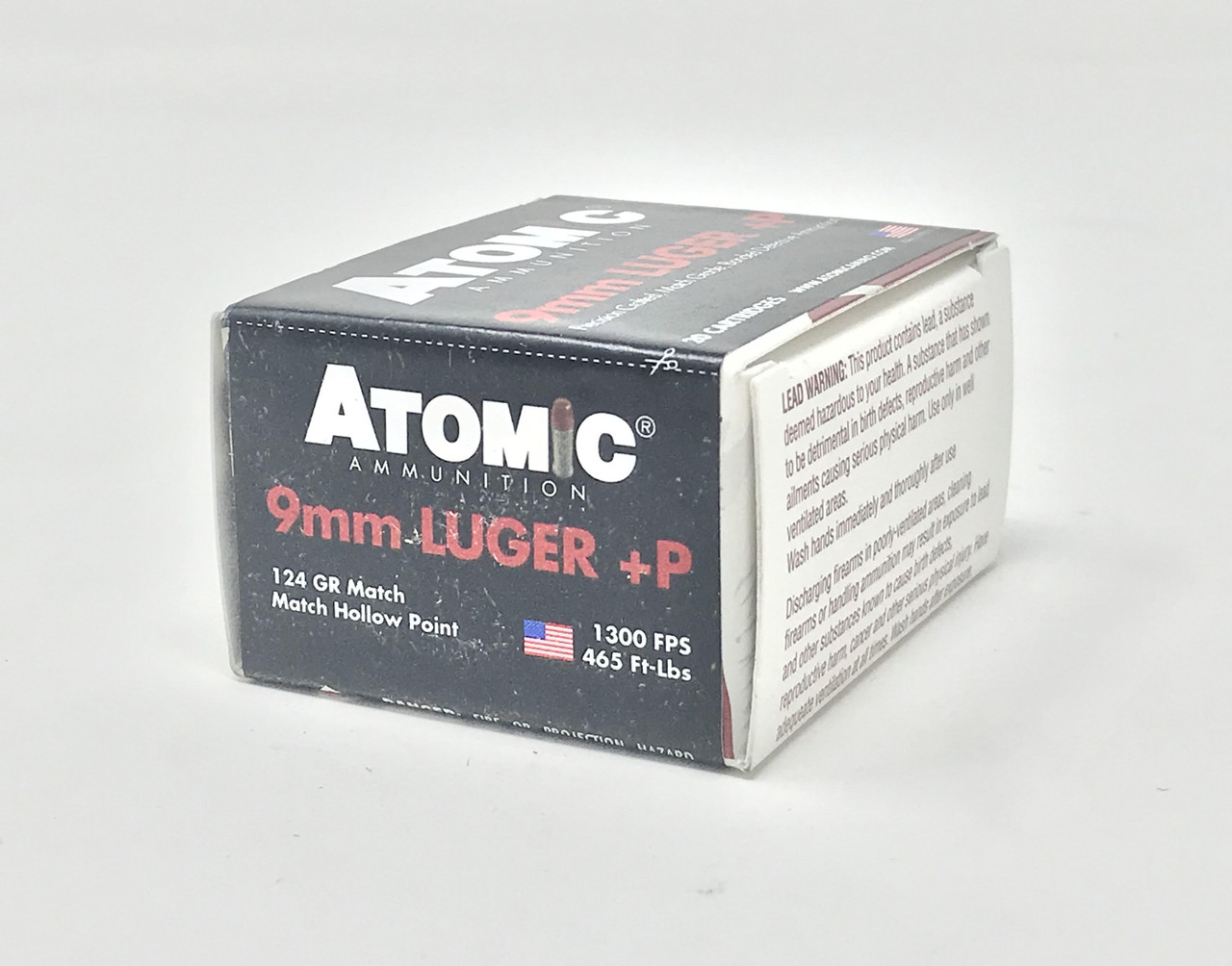 Atomic Luger HP +P Ammo