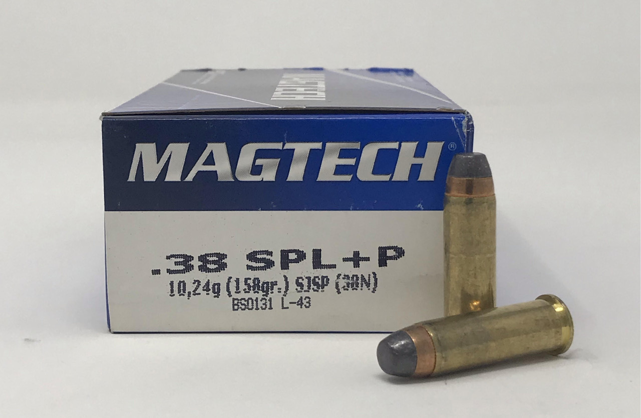Magtech Semi Flat Nose JSP +P Ammo