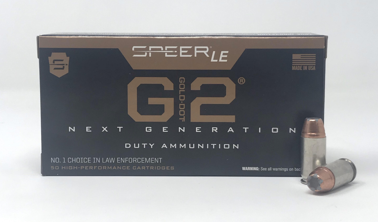Speer LE Gold Dot G2 Duty HP +P Ammo