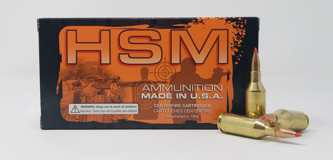 HSM V-Max Hornady Ballistic Tip Ammo