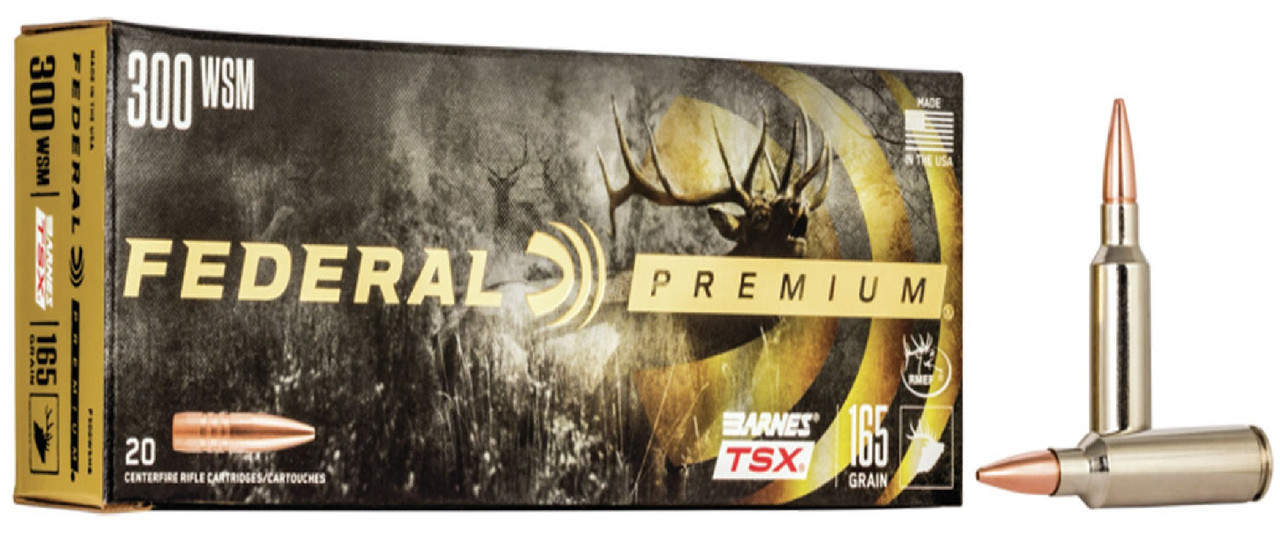 Federal Win Short Mag Barnes Triple-Shock X HP Ammo