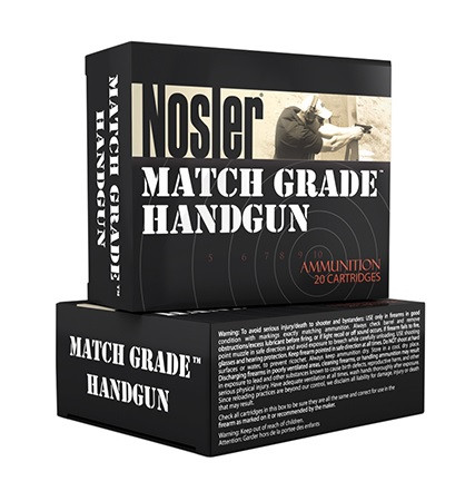 9mm Ammo - Nosler Ammo Match Grade HP Nosler Match Grade HP Ammo