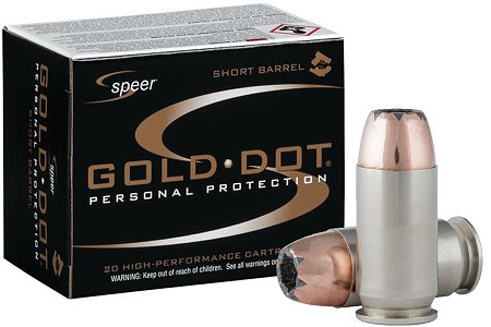 Speer Gold Dot Short Barrel HP Ammo