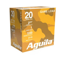 Aguila 20 Gauge Ammunition 1CHB2007 2.75" 1oz #7.5 Shot 1220fps 25 Rounds