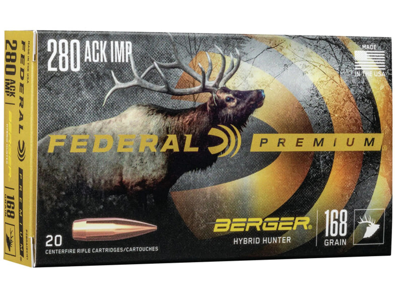 Federal Imp Berger Hybrid Hunter Open Tip Match Ammo