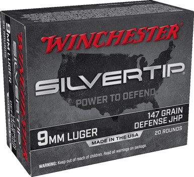 Winchester 9mm Luger Ammunition W9MMST2 147 Grain ST Hollow Point 20 Rounds