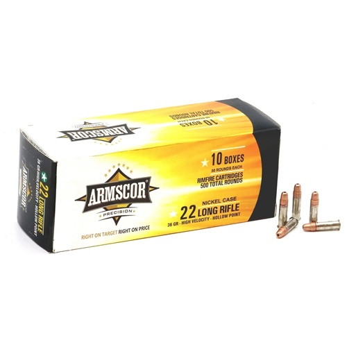 Armscor Nickel Plated High Velocity HP Ammo