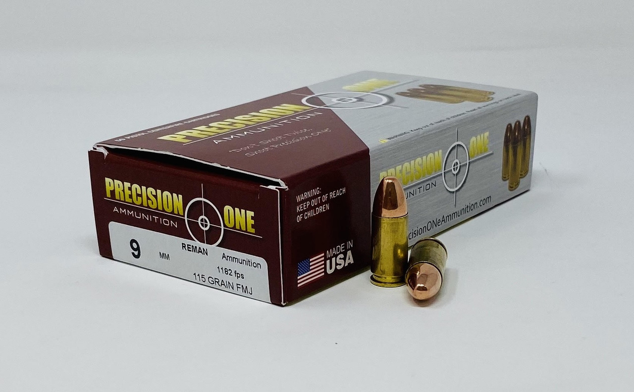 Precision One REMAN FMJ Ammo