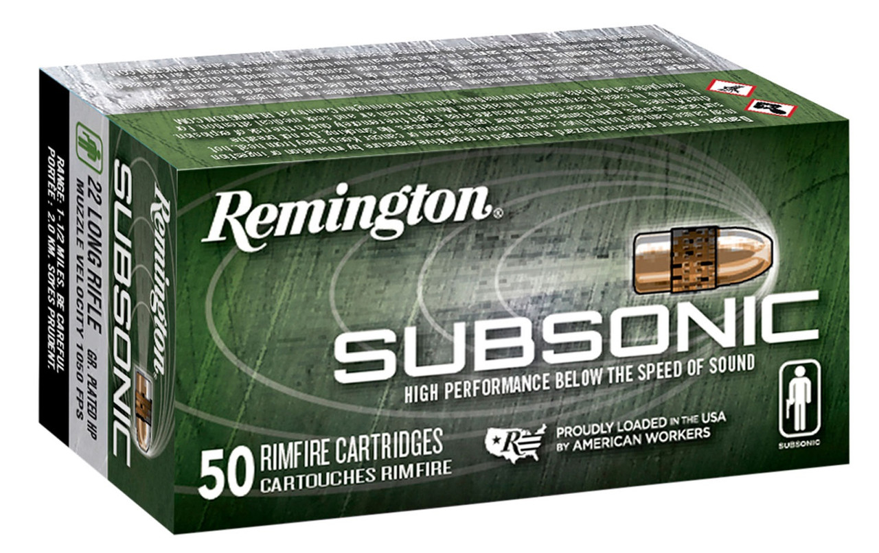 Remington Subsonic Plated HP Ammo