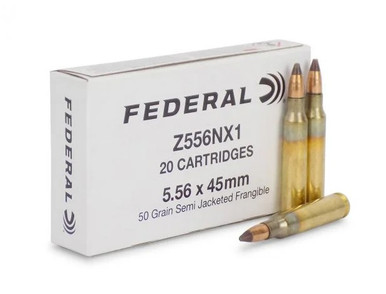 Federal 5.56x45mm Ammunition Z556NX1 50 Grain Semi-Jacketed