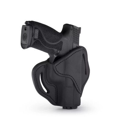 1791 Gunleather Right Hand Size 2.1 Open Top OWB Multi Fit Belt Holster Stealth Black