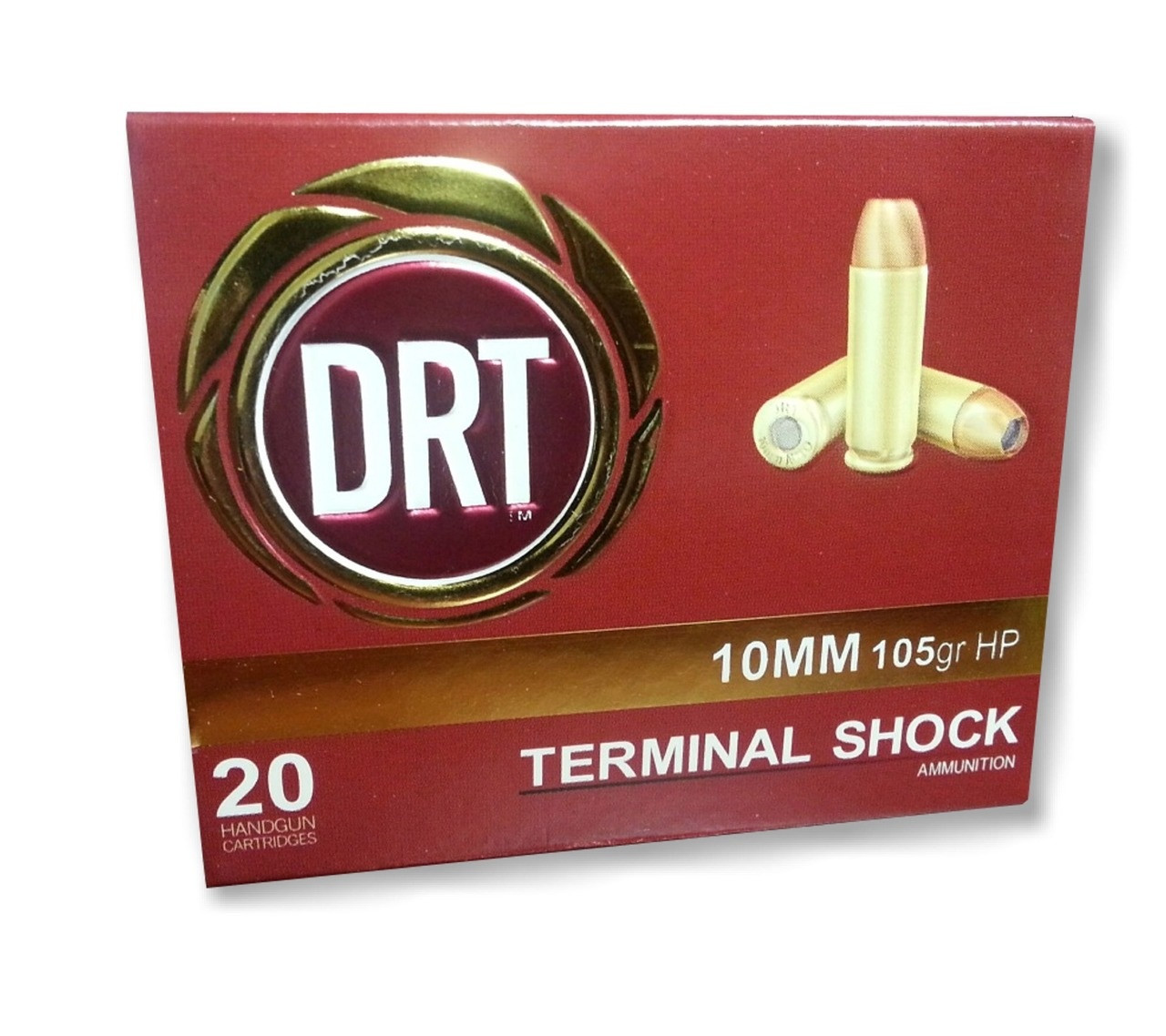 10mm Auto Ammo - DRT Ammo Terminal Shock HP JHP DRT Terminal Shock HP JHP Ammo